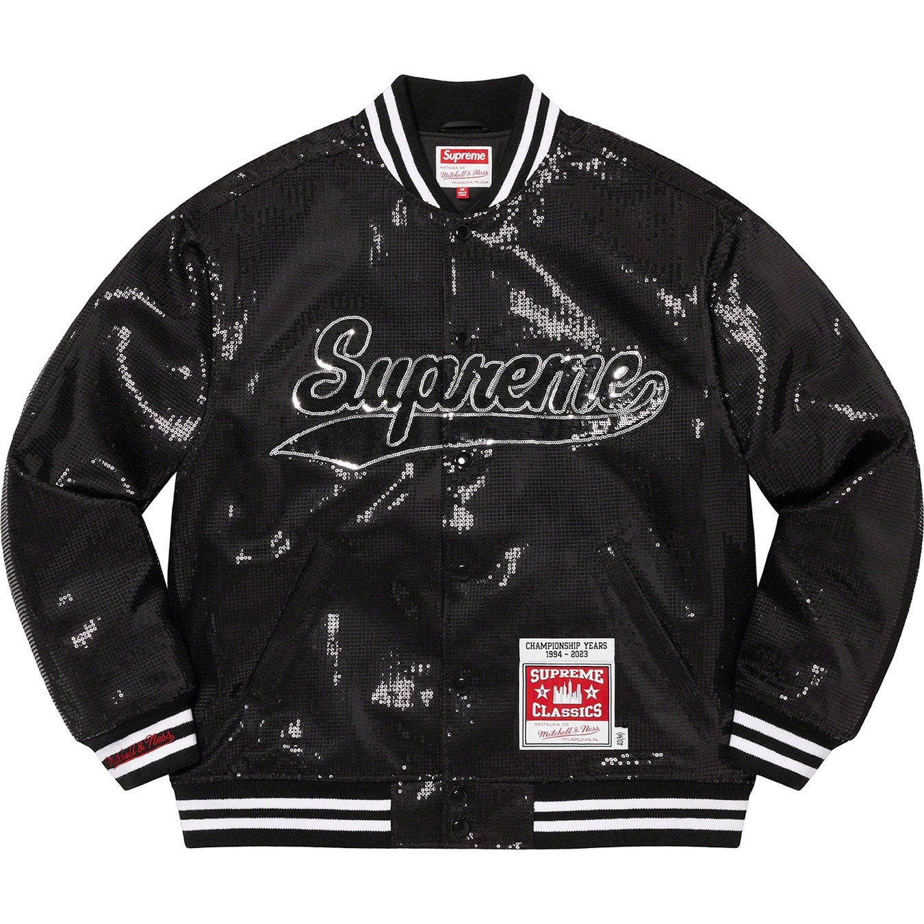 Supreme®/Mitchell & Ness® Sequin Varsity Jacket view 15